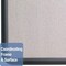 Quartet Bulletin Board, Fabric Surface, 36"x24", Gray/Graphite Frame QRT7693G - alternate 2